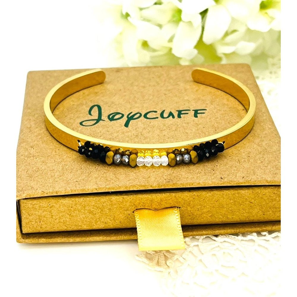 Joycuff beaded boho bangle